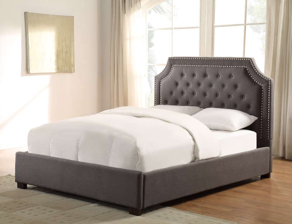 Steve Silver - Wilshire Queen Bed - Gray - WS890QBEDG veiw 4