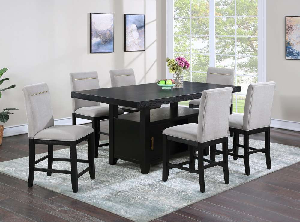 Steve Silver - Yves 7PC Counter Dining Set - YS500SB-C7PC-G veiw 1