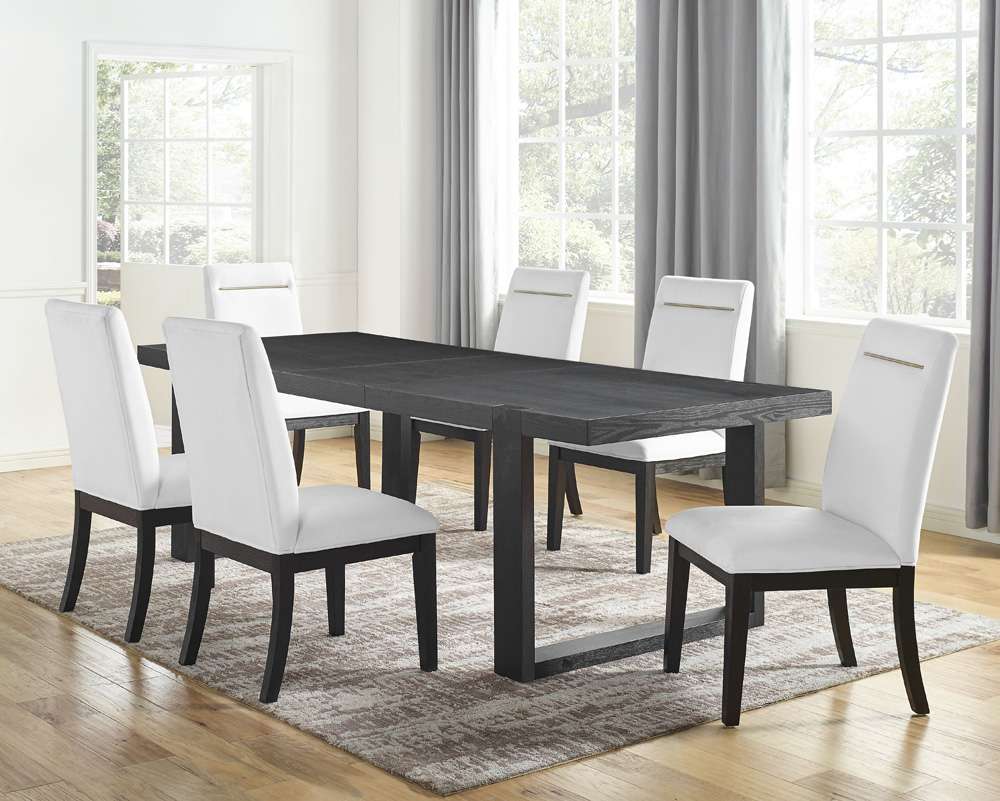 Steve Silver - Yves 7pc Dining Set - White - YS500TSW7PC veiw 1