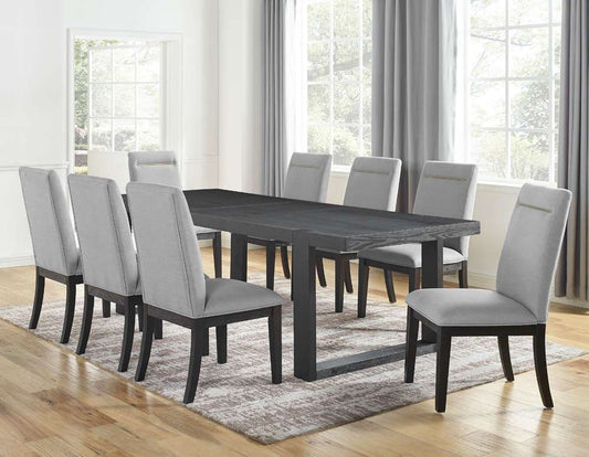 Steve Silver - Yves 9pc Dining Set - Grey - YS500TSG9PC veiw 1