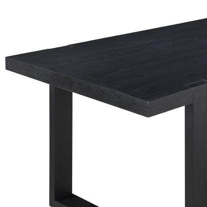 Steve Silver - Yves Black Counter Table With 6 Grey Counter Chairs and Server - YS500PT8PC view 5