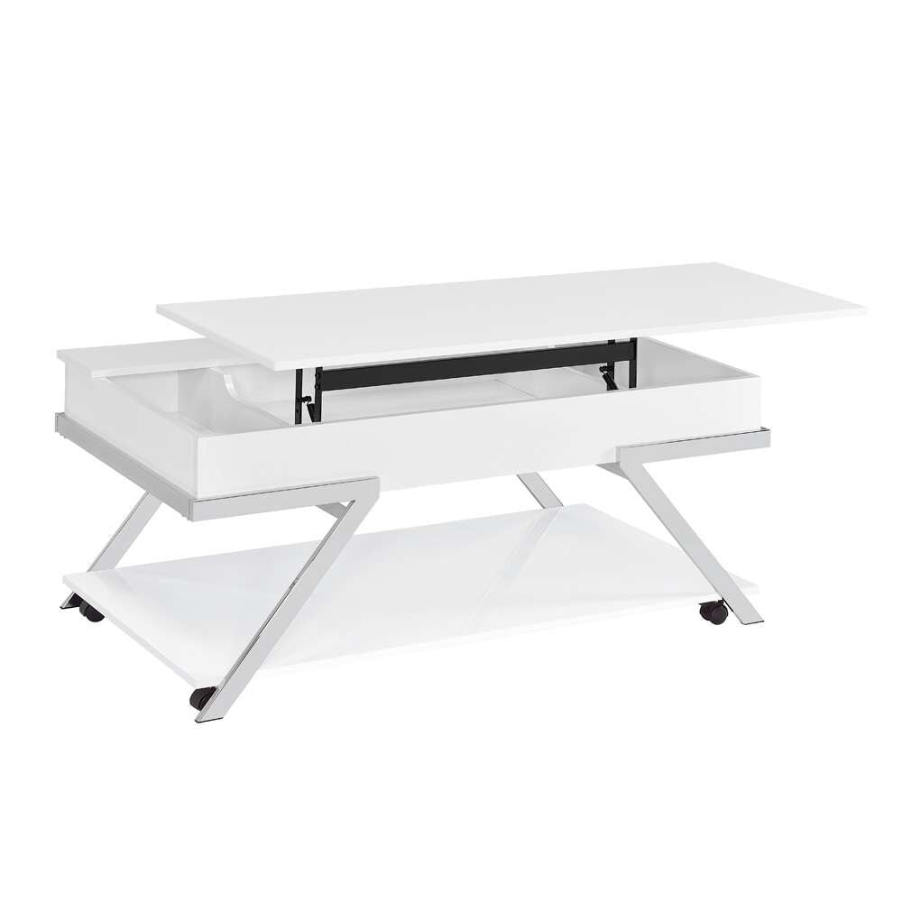 Steve Silver - Zena Lift-Top Cocktail Table with Casters - ZN300WCL view 3