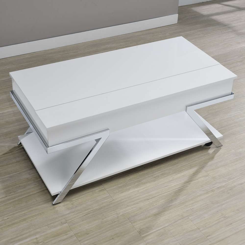 Steve Silver - Zena Lift-Top Cocktail Table with Casters - ZN300WCL view 4