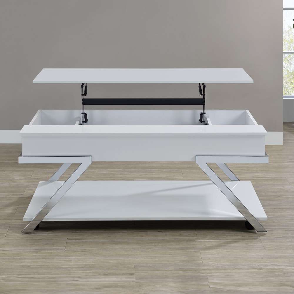 Steve Silver - Zena Lift-Top Cocktail Table with Casters - ZN300WCL veiw 5