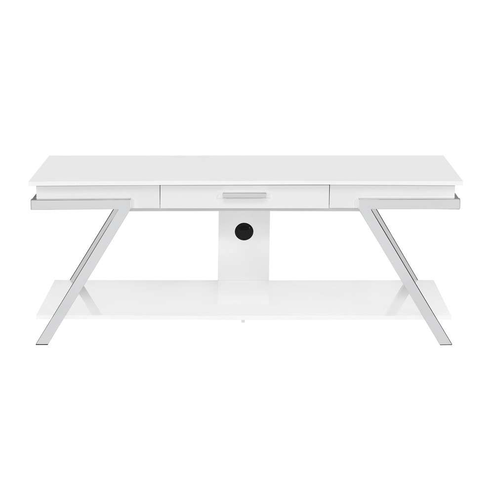 Steve Silver - Zena TV Stand with Drawer - ZN300WTV veiw 1