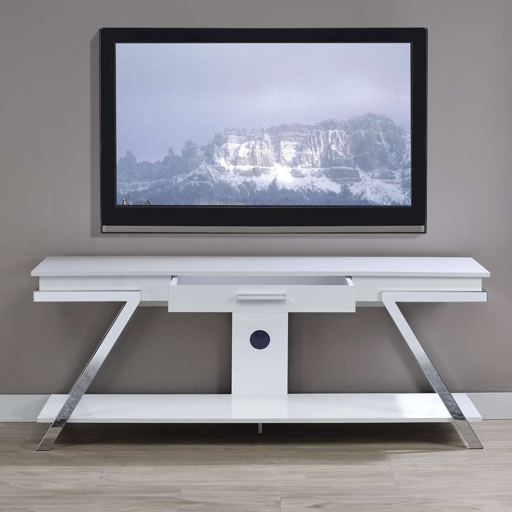 Steve Silver - Zena TV Stand with Drawer - ZN300WTV veiw 4