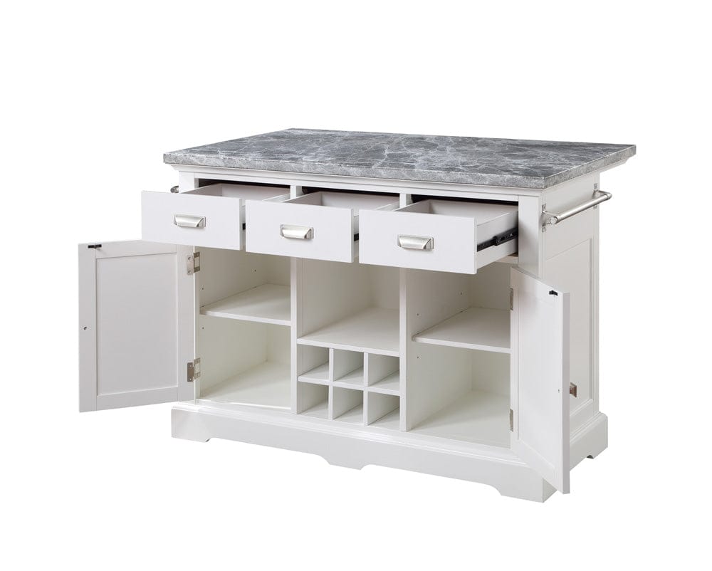 Steve Silver - Zermatt Kitchen Island 3-Piece Set - ZR3803PC view 4