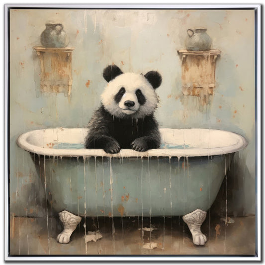 Streamline Art - Bathroom Panda Joy - WBG24235 view 1