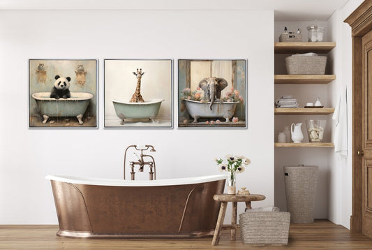 Streamline Art - Bathroom Panda Joy - WBG24235 view 2
