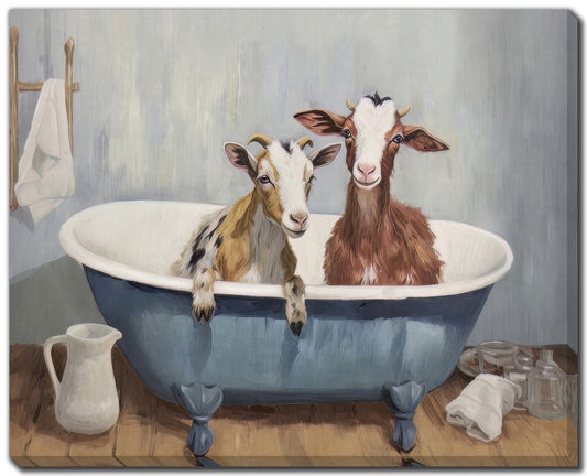 Streamline Art - Bathtub Goats I - ARC24131 view 1