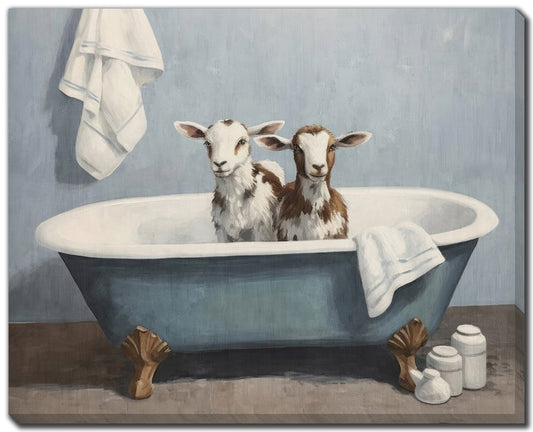 Streamline Art - Bathtub Goats II - ARC24132 view 1