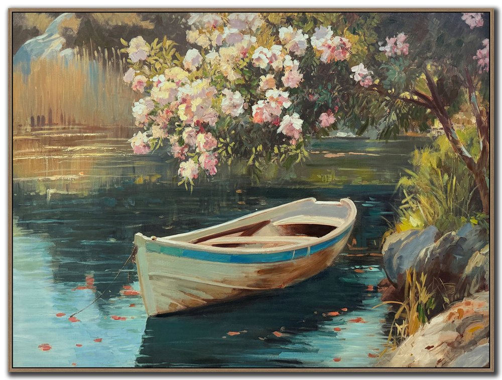 Streamline Art - Boat in Bloom - SUN26008 view 1