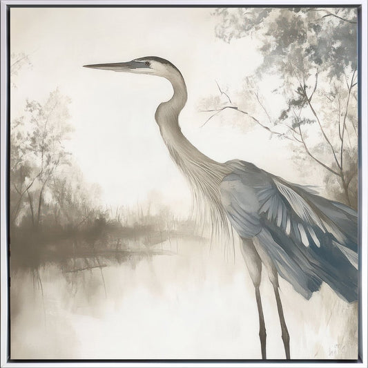 Streamline Art - Feathers On Water II - WBG25126 view 1