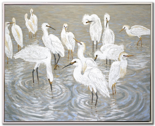 Streamline Art - Herons and Egrets - WBG24335 view 1