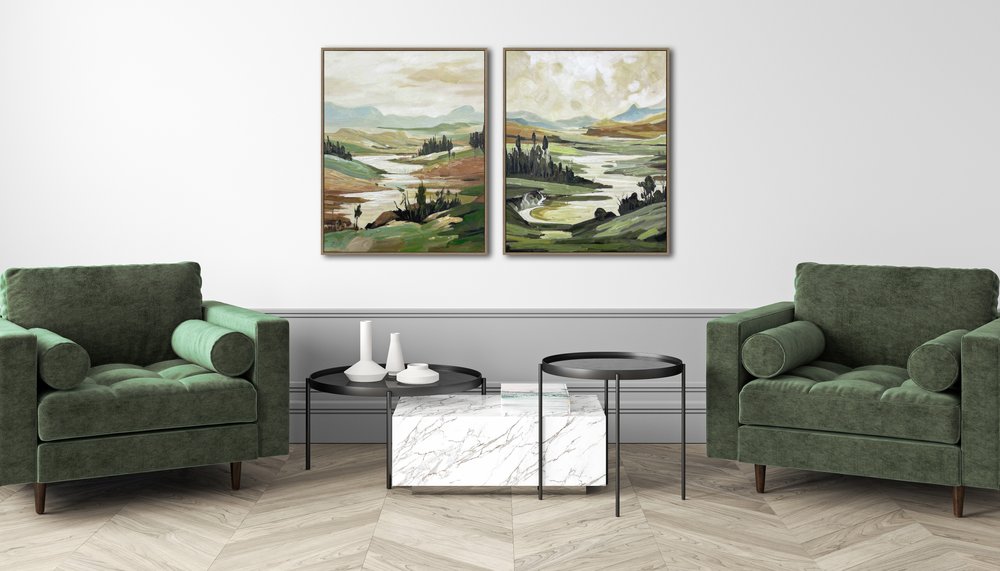 Streamline Art - Rolling Hills I - SUN24113 view 2