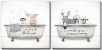 Streamline Art - Wash Your Worries Away  Set of 2 - CE624-1616T view 1