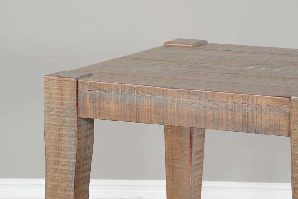 Sunny Designs -  24in Modern Mindi Wood End Table in Weathered Brown - 3162WB-E veiw 5