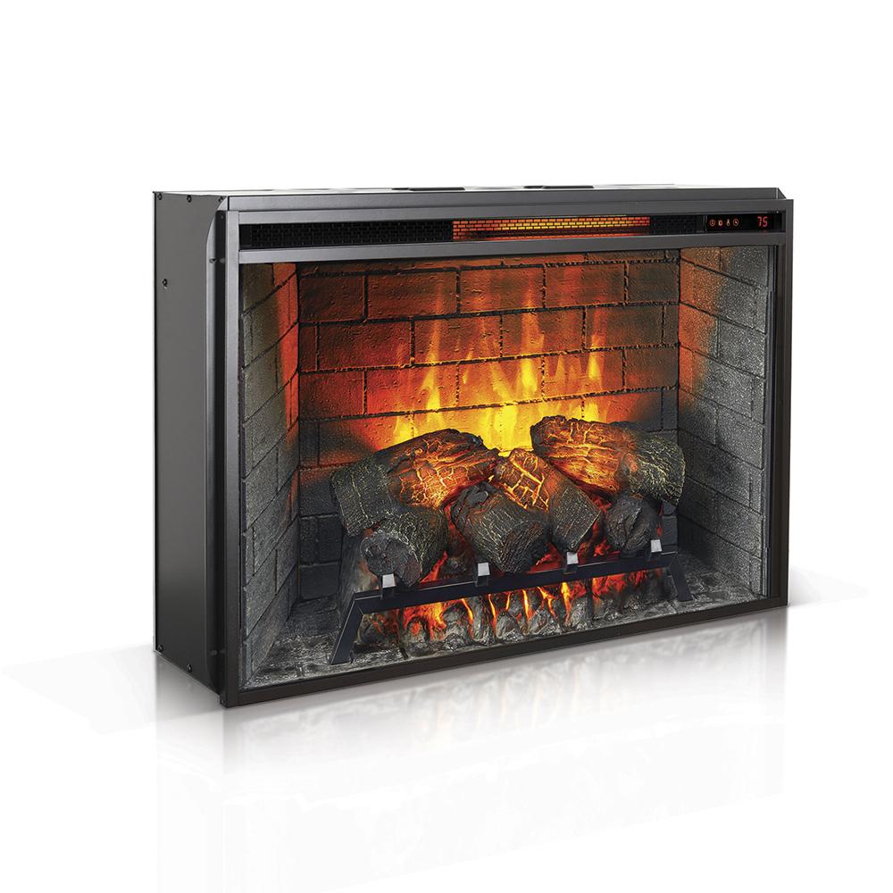 Sunny Designs - 33in Fireplace Insert with Door Sensor - 3666-FPI veiw 1