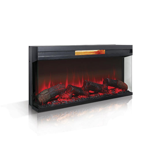 Sunny Designs - 36in Panoramic Log Fireplace Insert - 2001B-36P veiw 1