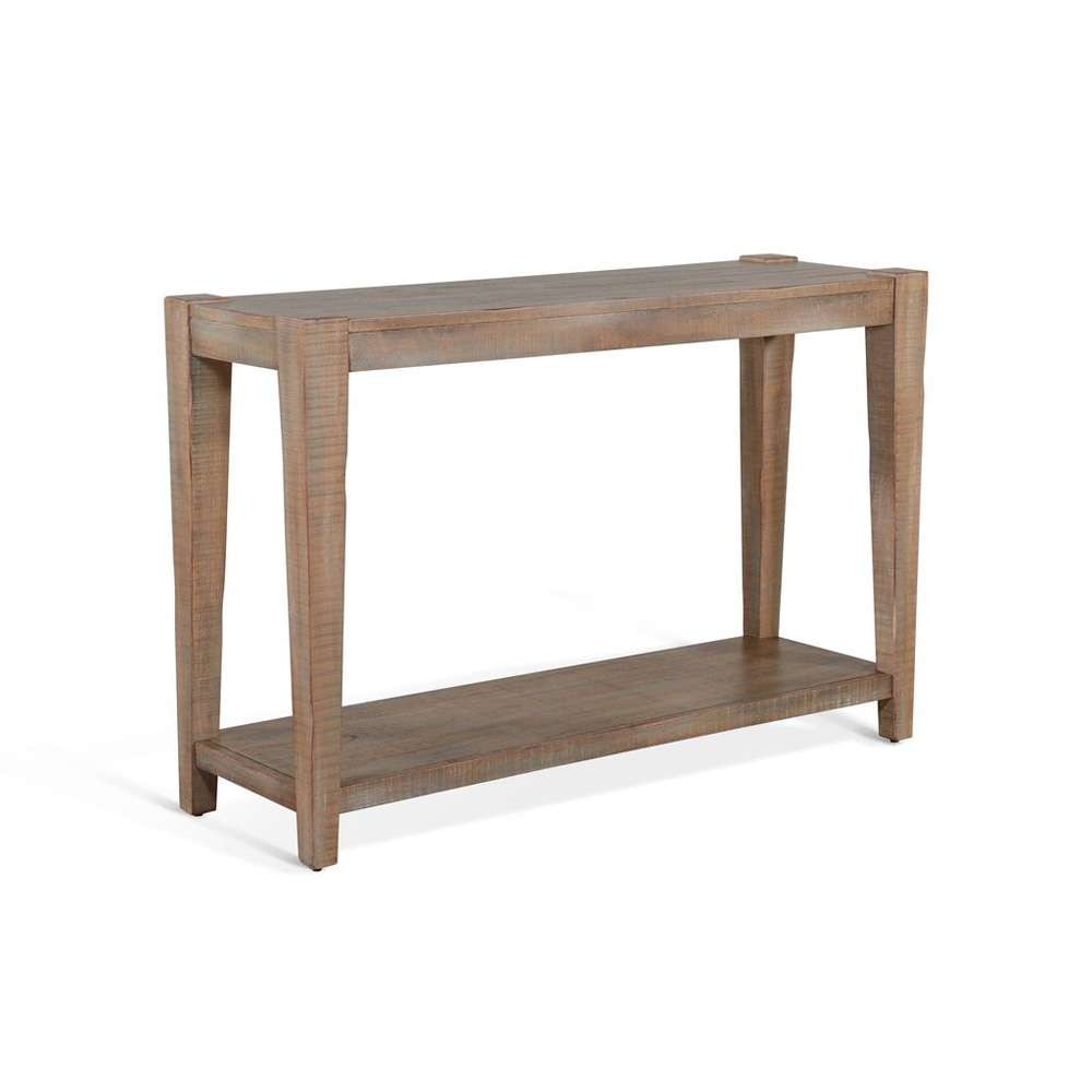 Sunny Designs -  48in Sleek and Modern Wood Sofa Table in Weathered Brown - 3162WB-S veiw 1