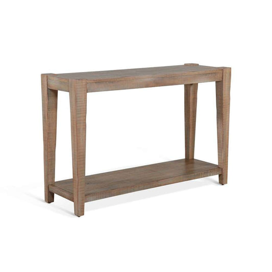 Sunny Designs -  48in Sleek and Modern Wood Sofa Table in Weathered Brown - 3162WB-S veiw 1
