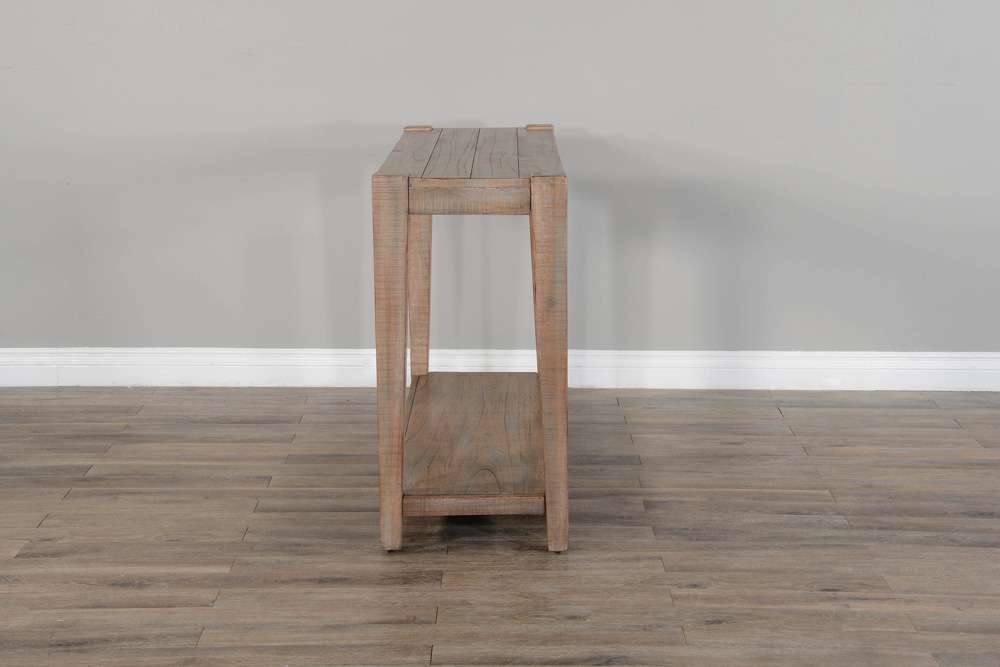 Sunny Designs -  48in Sleek and Modern Wood Sofa Table in Weathered Brown - 3162WB-S veiw 3