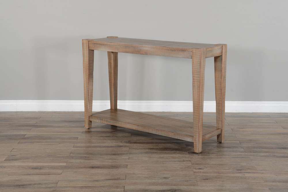 Sunny Designs -  48in Sleek and Modern Wood Sofa Table in Weathered Brown - 3162WB-S veiw 4