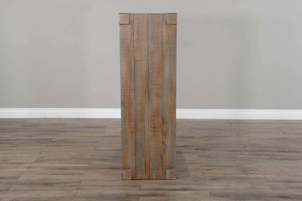 Sunny Designs -  48in Sleek and Modern Wood Sofa Table in Weathered Brown - 3162WB-S veiw 5