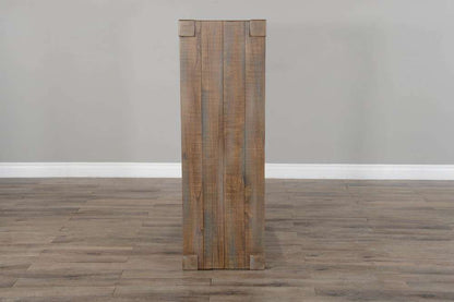 Sunny Designs -  48in Sleek and Modern Wood Sofa Table in Weathered Brown - 3162WB-S veiw 5