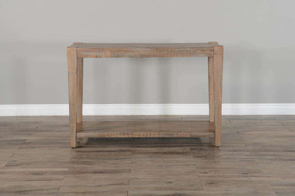 Sunny Designs -  48in Sleek and Modern Wood Sofa Table in Weathered Brown - 3162WB-S veiw 6