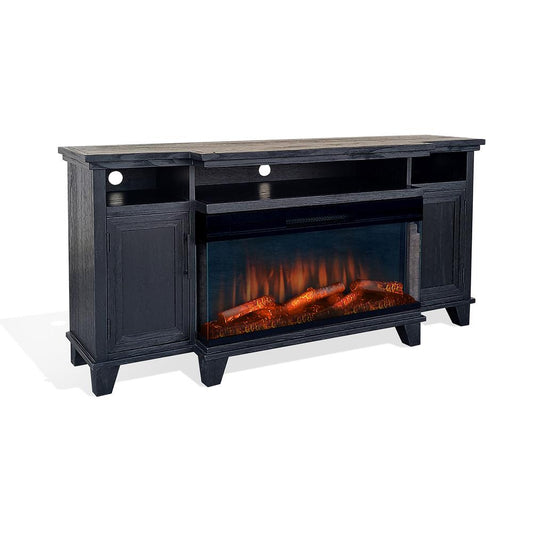 Sunny Designs - 66in Media Console with Panoramic Electric Fireplace - K3689UM veiw 1