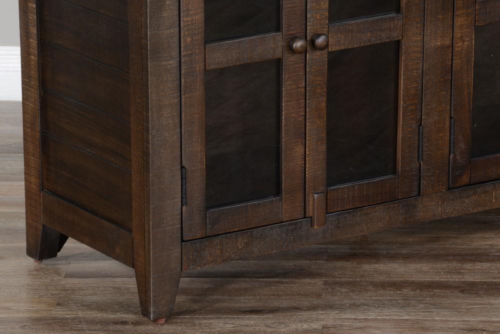 Sunny Designs - 70in TV Console in Dark Brown - 3628TL-70 veiw 6