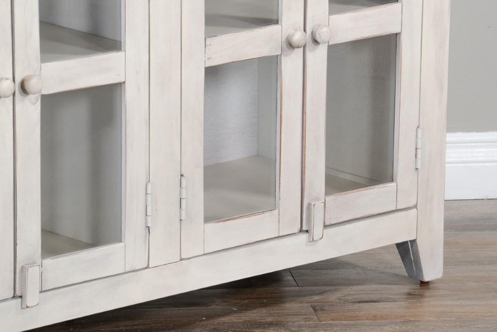Sunny Designs - 70in TV Console in White - 3628MW-70 veiw 4