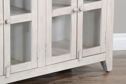 Sunny Designs - 70in TV Console in White - 3628MW-70 veiw 4