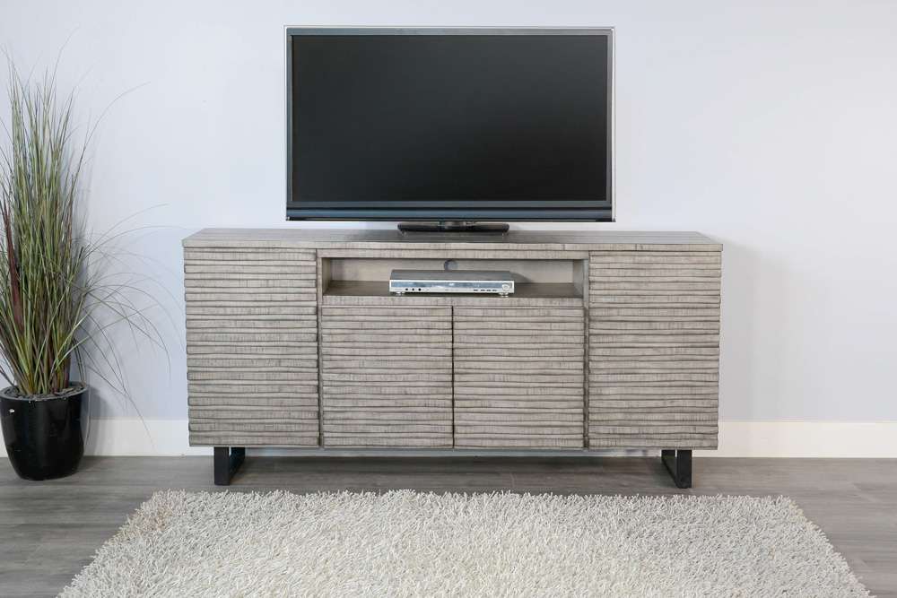 Sunny Designs - Alpine Grey -  72in Media Console - Server - 3646AG-72 veiw 2