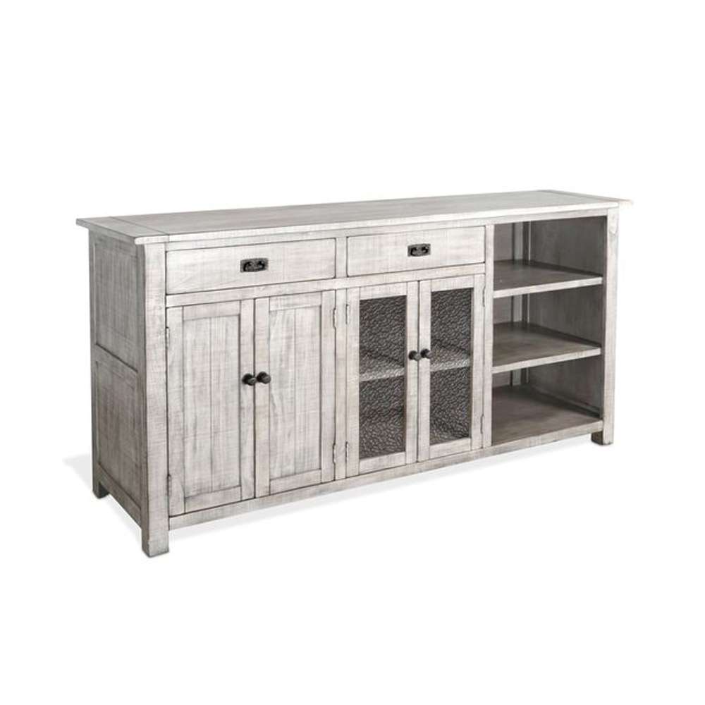 Sunny Designs - Alpine Grey -  80in Transitional Wood Buffet - 1969AG-B veiw 1
