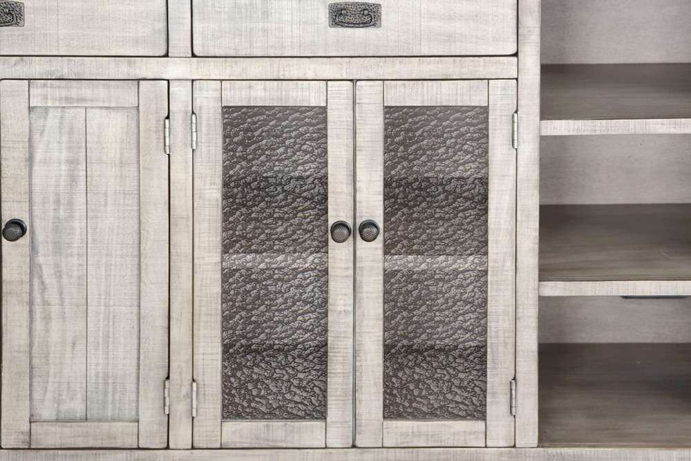 Sunny Designs - Alpine Grey -  80in Transitional Wood Buffet - 1969AG-B veiw 2