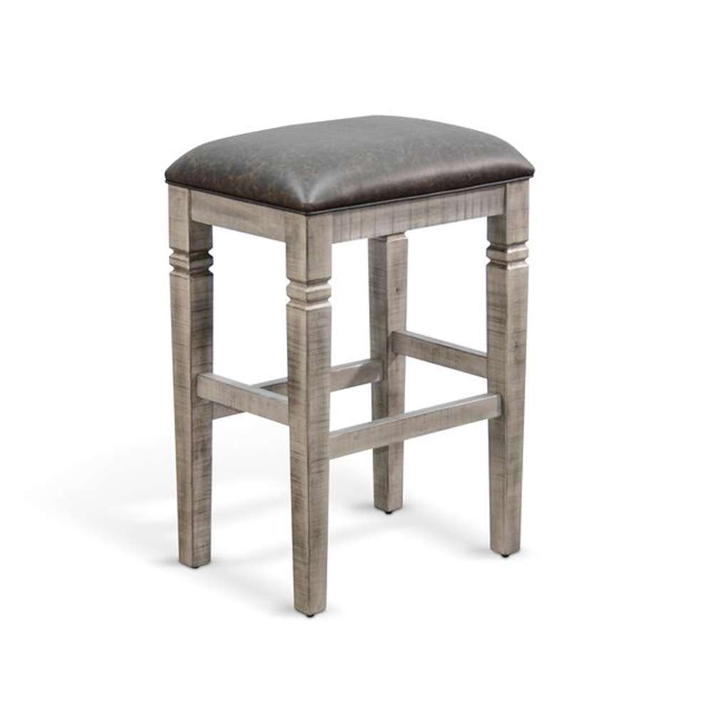 Sunny Designs - Alpine Grey -  Bar Stool, Cushion Seat (Set of 2) - 1430AG-30 veiw 1