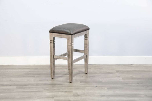Sunny Designs - Alpine Grey -  Bar Stool, Cushion Seat (Set of 2) - 1430AG-30 veiw 2