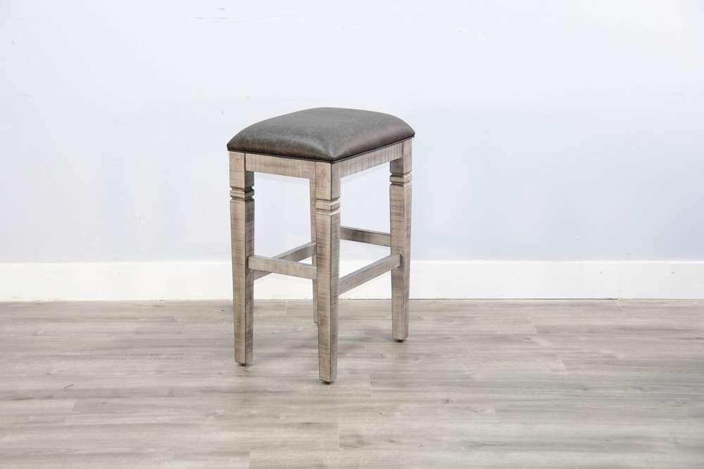 Sunny Designs - Alpine Grey -  Bar Stool, Cushion Seat (Set of 2) - 1430AG-30 veiw 3
