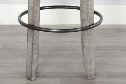 Sunny Designs - Alpine Grey -  Bar Swivel Stool, Cushion Seat (Set of 2) - 1624AG-30 veiw 2