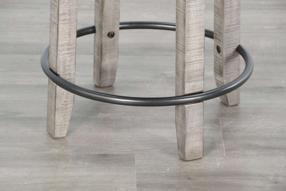 Sunny Designs - Alpine Grey -  Counter Swivel Stool, Cushion Seat (Set of 2) - 1624AG-24 veiw 3