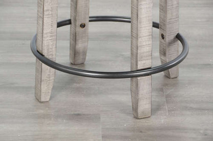 Sunny Designs - Alpine Grey -  Counter Swivel Stool, Cushion Seat (Set of 2) - 1624AG-24 veiw 3