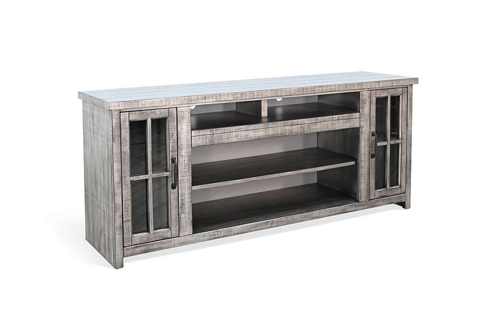 Sunny Designs - Alpine Grey -  Media Console  - 3662AG-76 veiw 1