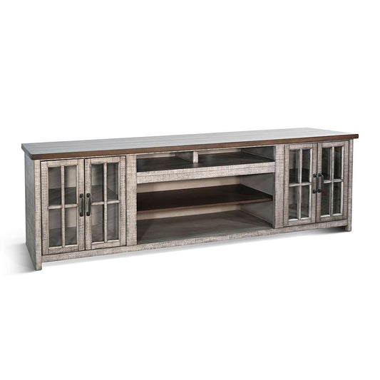 Sunny Designs - Alpine Grey -  Media Console  - 3662AG-98 veiw 1