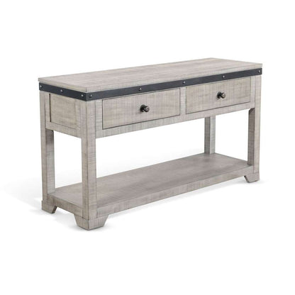 Sunny Designs - Alpine Grey -  Traditional Mahogany Wood Sofa Table in Alpine Gray - 3169AG-S veiw 1