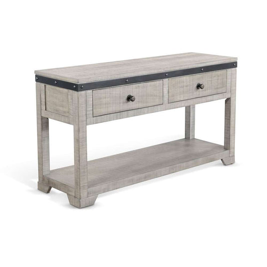 Sunny Designs - Alpine Grey -  Traditional Mahogany Wood Sofa Table in Alpine Gray - 3169AG-S veiw 1