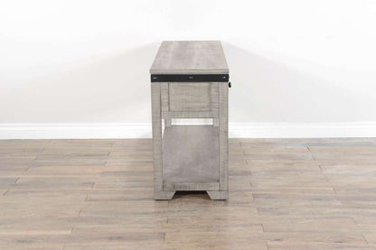 Sunny Designs - Alpine Grey -  Traditional Mahogany Wood Sofa Table in Alpine Gray - 3169AG-S veiw 4