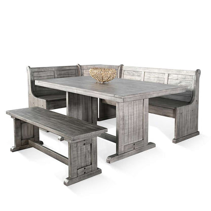 Sunny Designs - Alpine Grey -  Wood Breakfast Nook Dining Set - 0113AG veiw 1