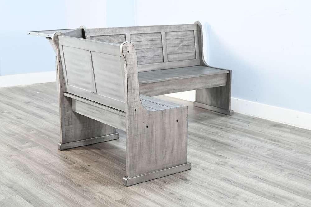 Sunny Designs - Alpine Grey -  Wood Breakfast Nook Dining Set - 0113AG veiw 5